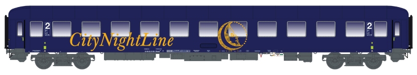 L.S. Models LS49061DC - H0 - Liegewagen Bvcmz 248.5 Großes Logo, CNL, Ep. V